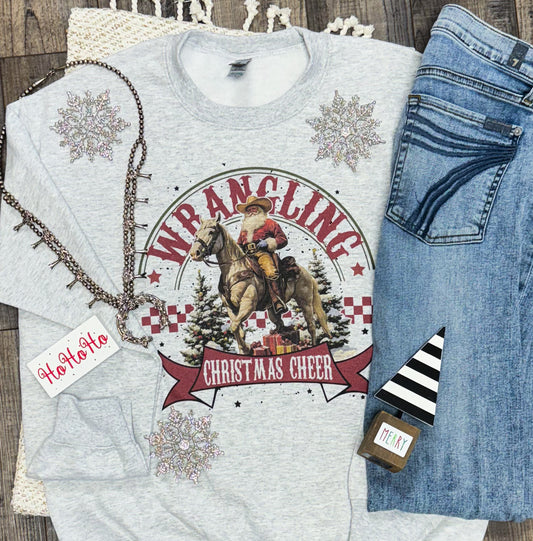 Wrangling Christmas Cheer Sweatshirt