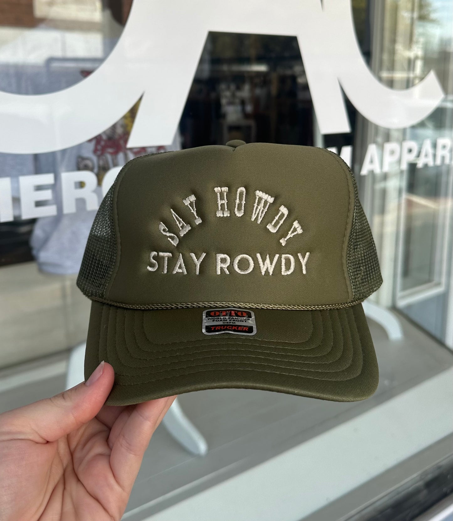 STAY ROWDY TRUCKER