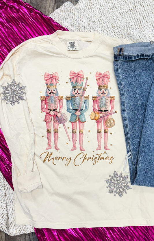 Cutesy Nutcracker Long Sleeve Tee