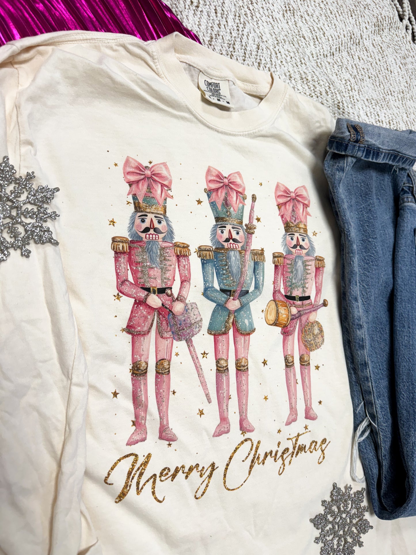 Cutesy Nutcracker Long Sleeve Tee