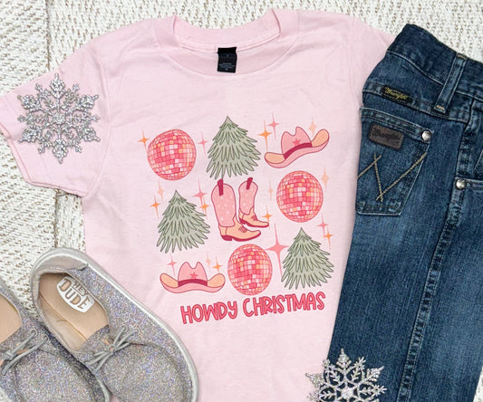 Howdy Christmas YOUTH & TODDLER Short Sleeve