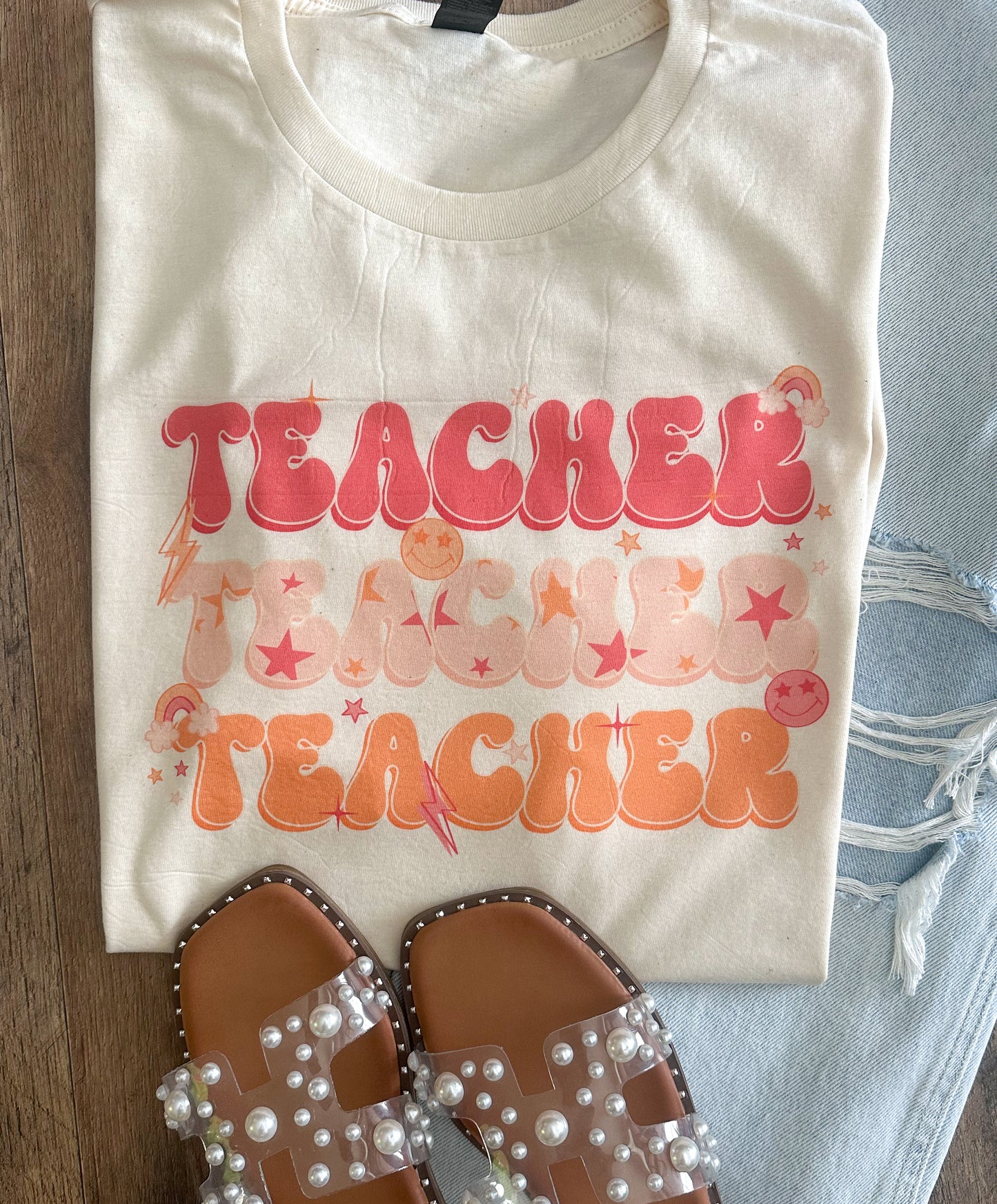 RETRO TEACHER TEE