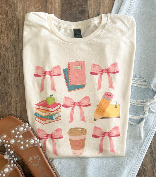 TEACHER BOW TEE