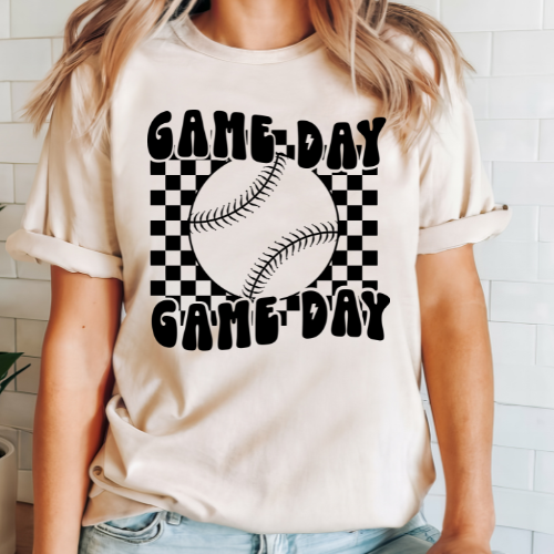 Checkered Game Day Tee